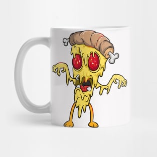 Cute Zombie Pizza Mug